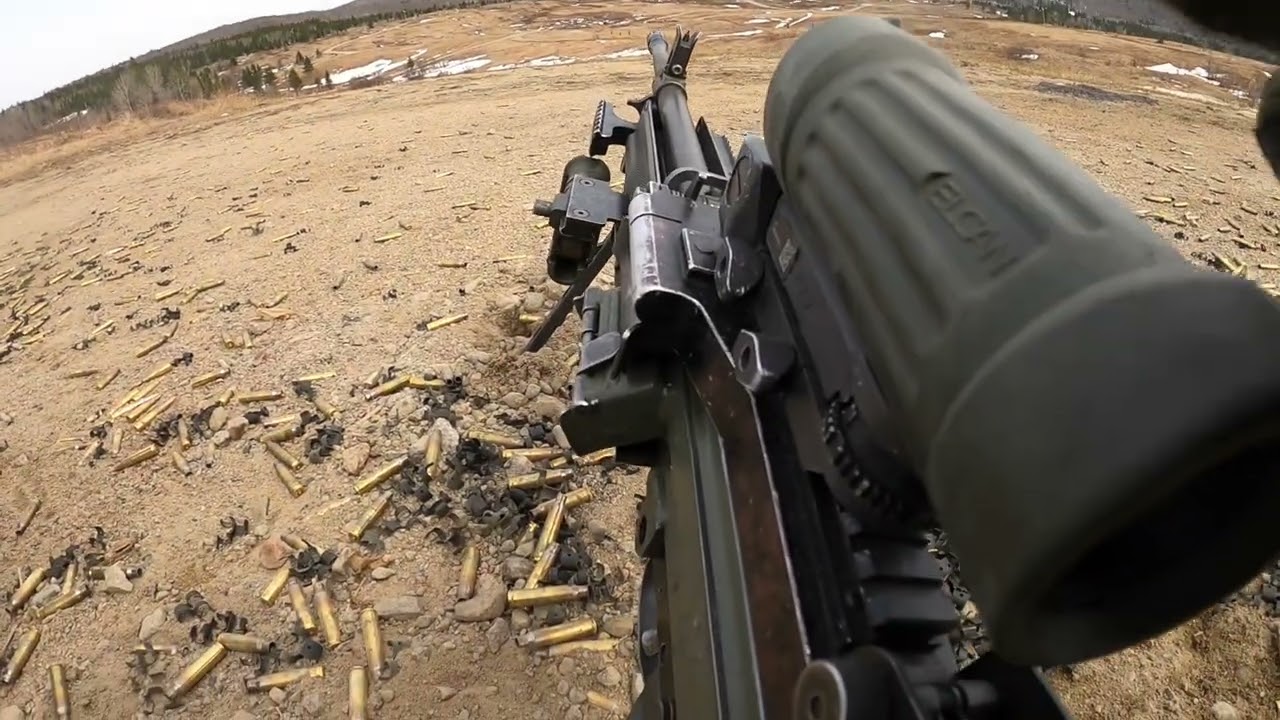 C9 MACHINE GUN💥💥💥 SHOOTING RANGE 4K POV