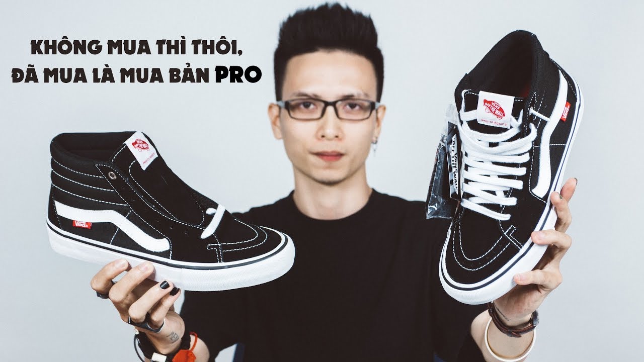 Vans Sk8 Hi Pro : khác biệt đến từ lót giày