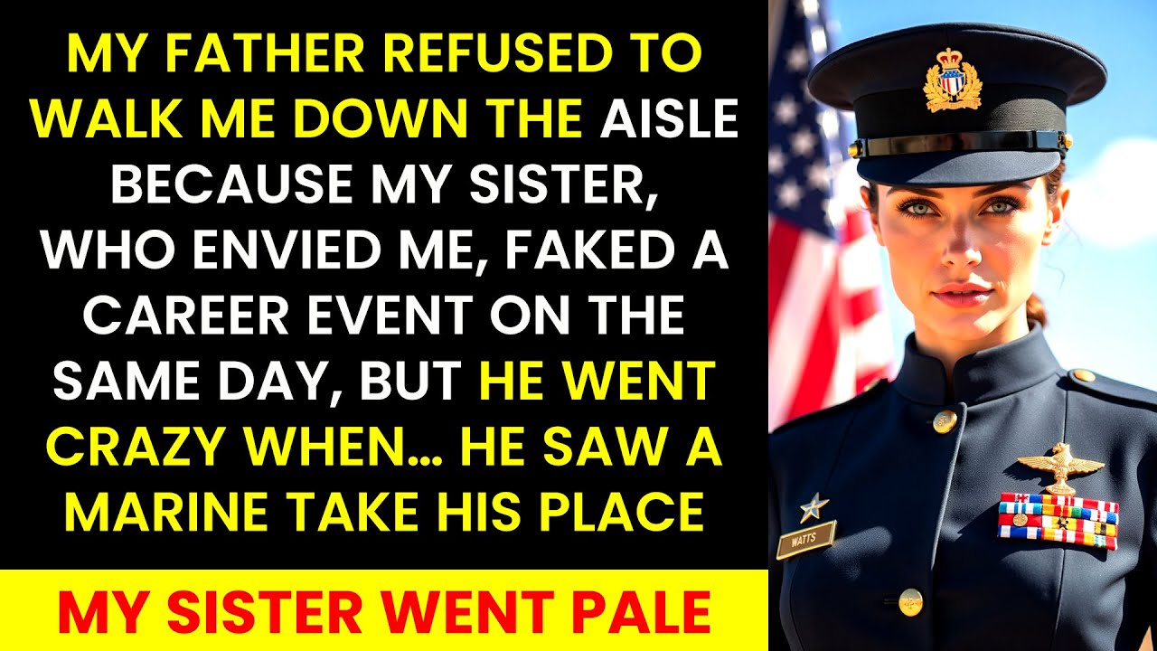My Father Refused To Walk Me Down The Aisle Because My Sister, Who Envied Me, Faked A...