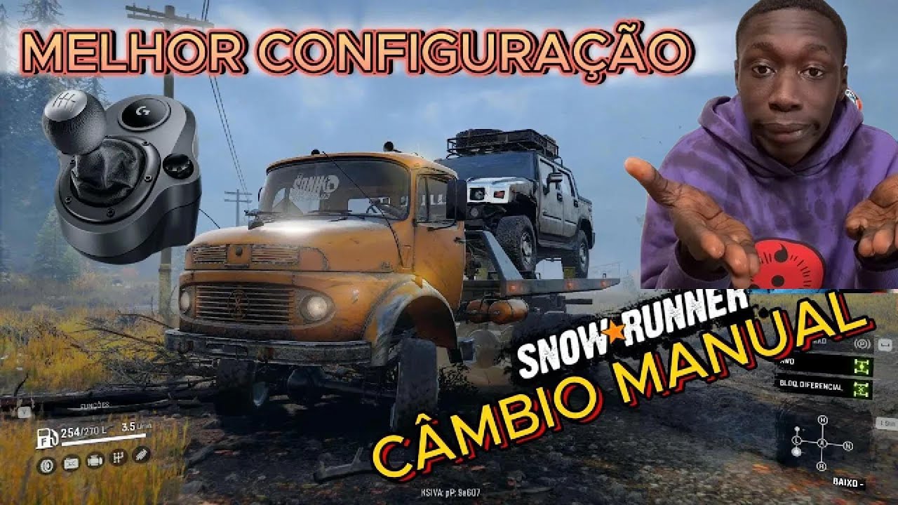 COMO CONFIGURAR O CAMBIO MANUAL EM SNOWRUNNER G27 G29 G920