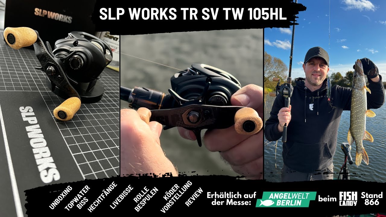 SLP Works TR SV TW 105HL Baitcaster - Getuned zum Fisch