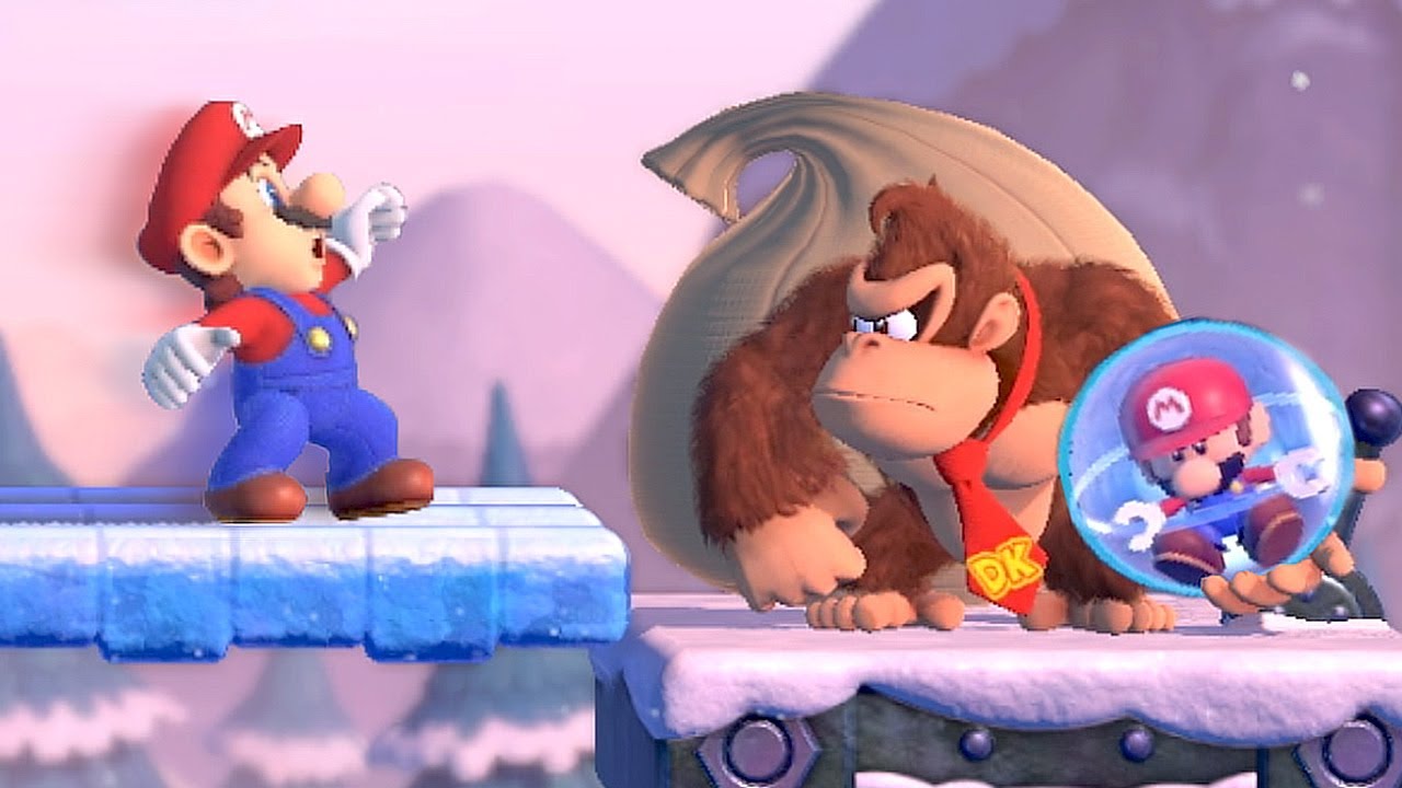 Mario vs. Donkey Kong (Switch) - World 6: Slippery Summit (All Gold Stars)