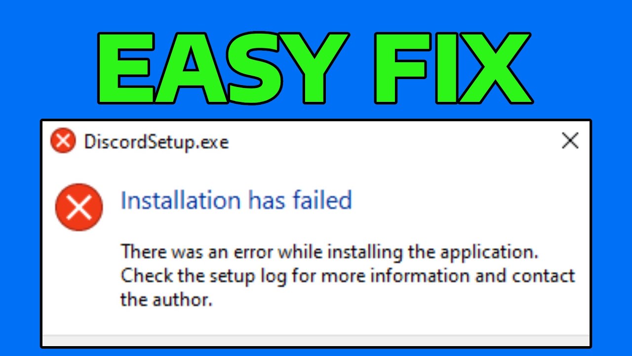 How To Fix Discord Download Error in Windows (Installation Has Failed)
