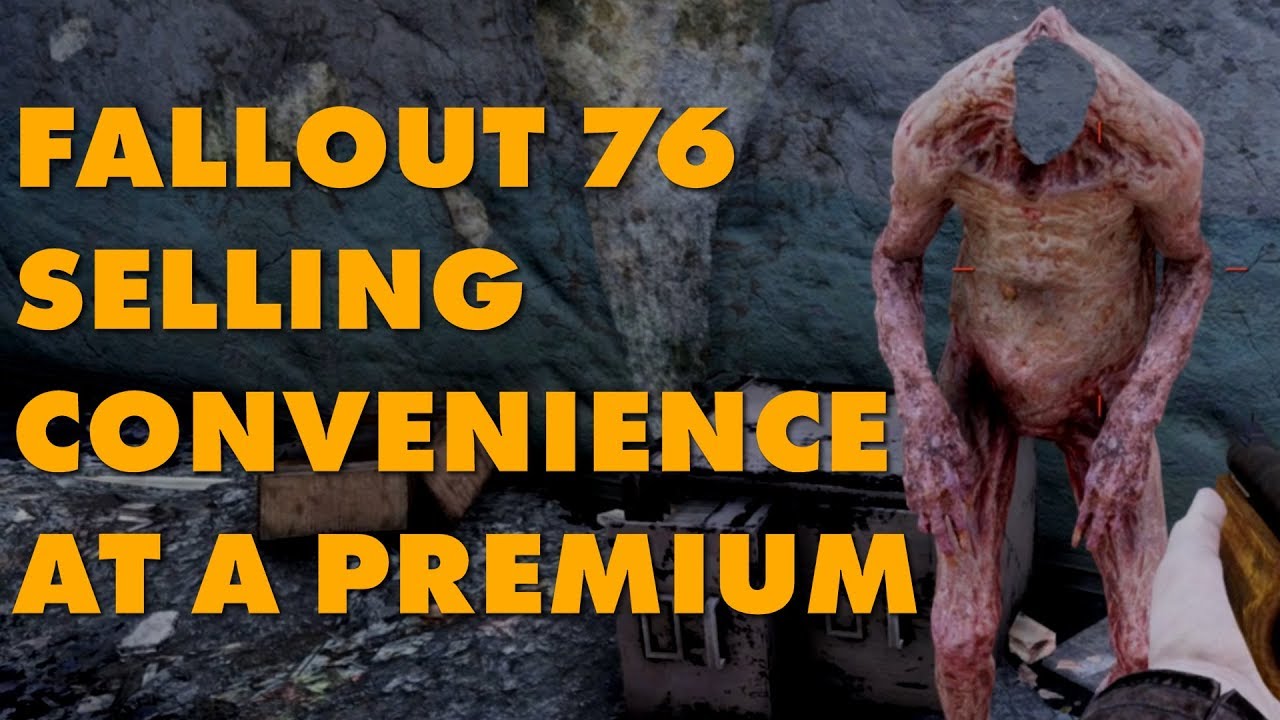 Fallout 76 Gets More Non-Cosmetic Microtransactions For Its Cosmetic Store