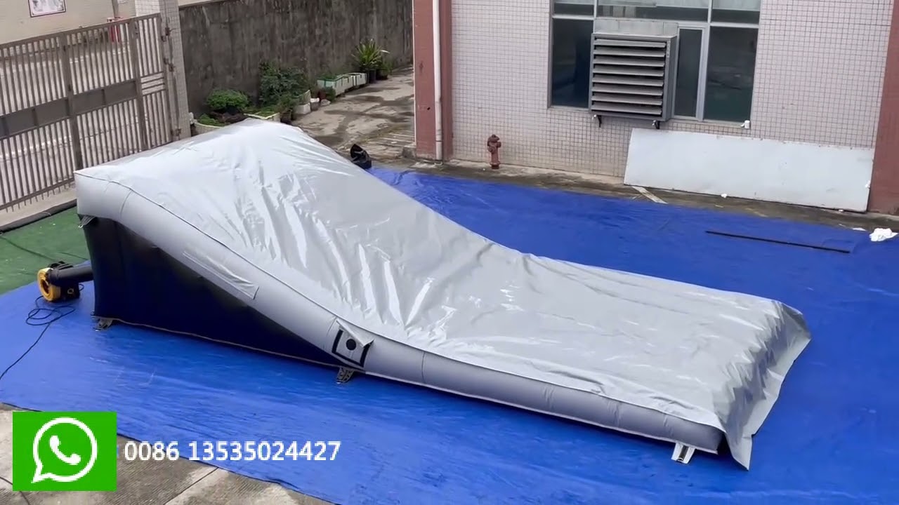 7.5x3.5x1.8m inflatable bmx airbag stunt airbag landing airbag bike airbag freestyle airbag