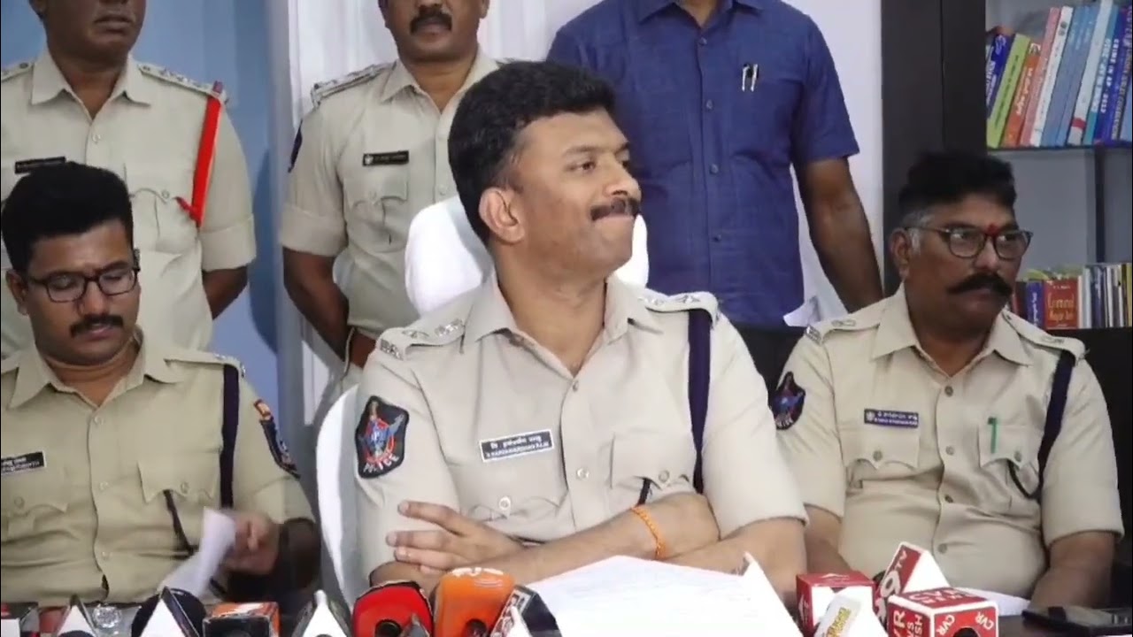 03 interstate offenders Arest by Tirupati district police. Sri V.Harshavardhan Raju IPS. garu