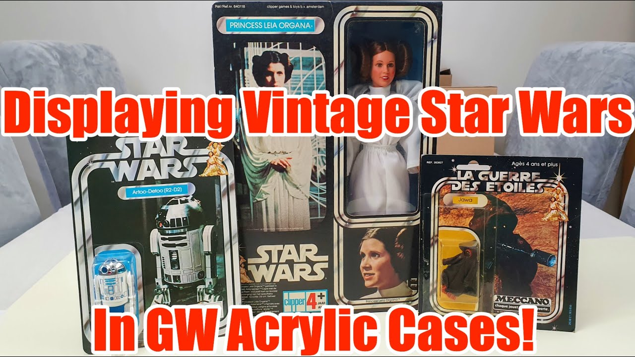 Displaying Vintage Star Wars Figures - In GW Acrylic Cases - These Look Awesome!