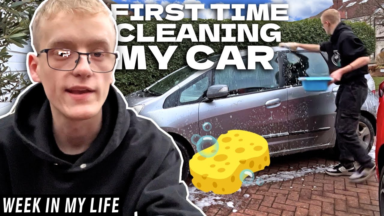 CLEAN MY CAR WITH ME (Week in My Life)