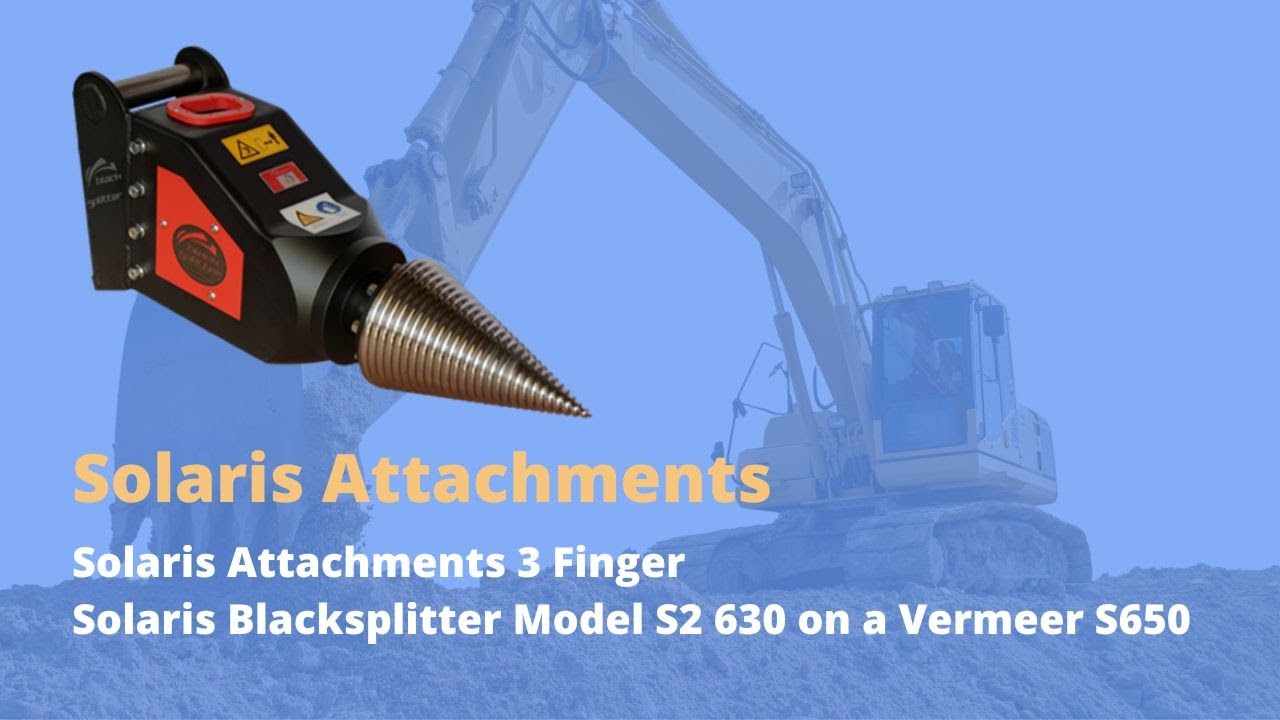 Solaris Blacksplitter Model S2 630 on a Vermeer S650