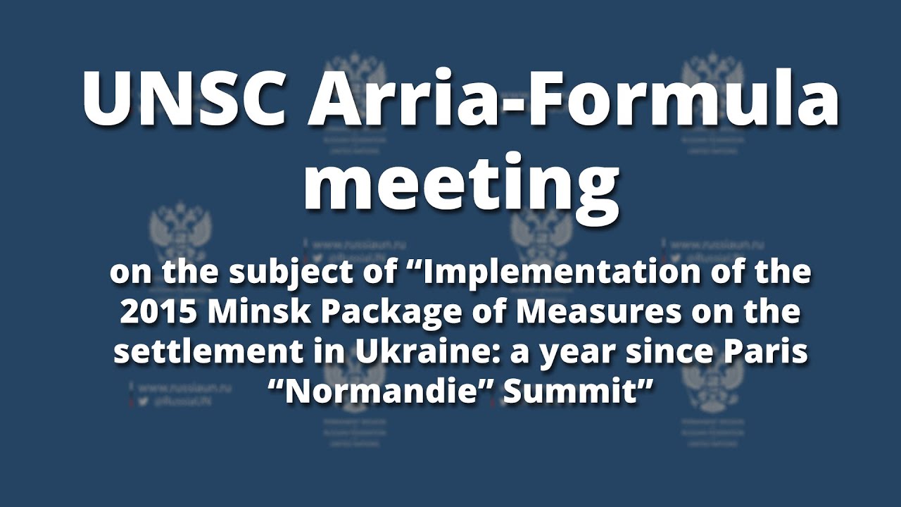 UNSC Arria-Formula meeting