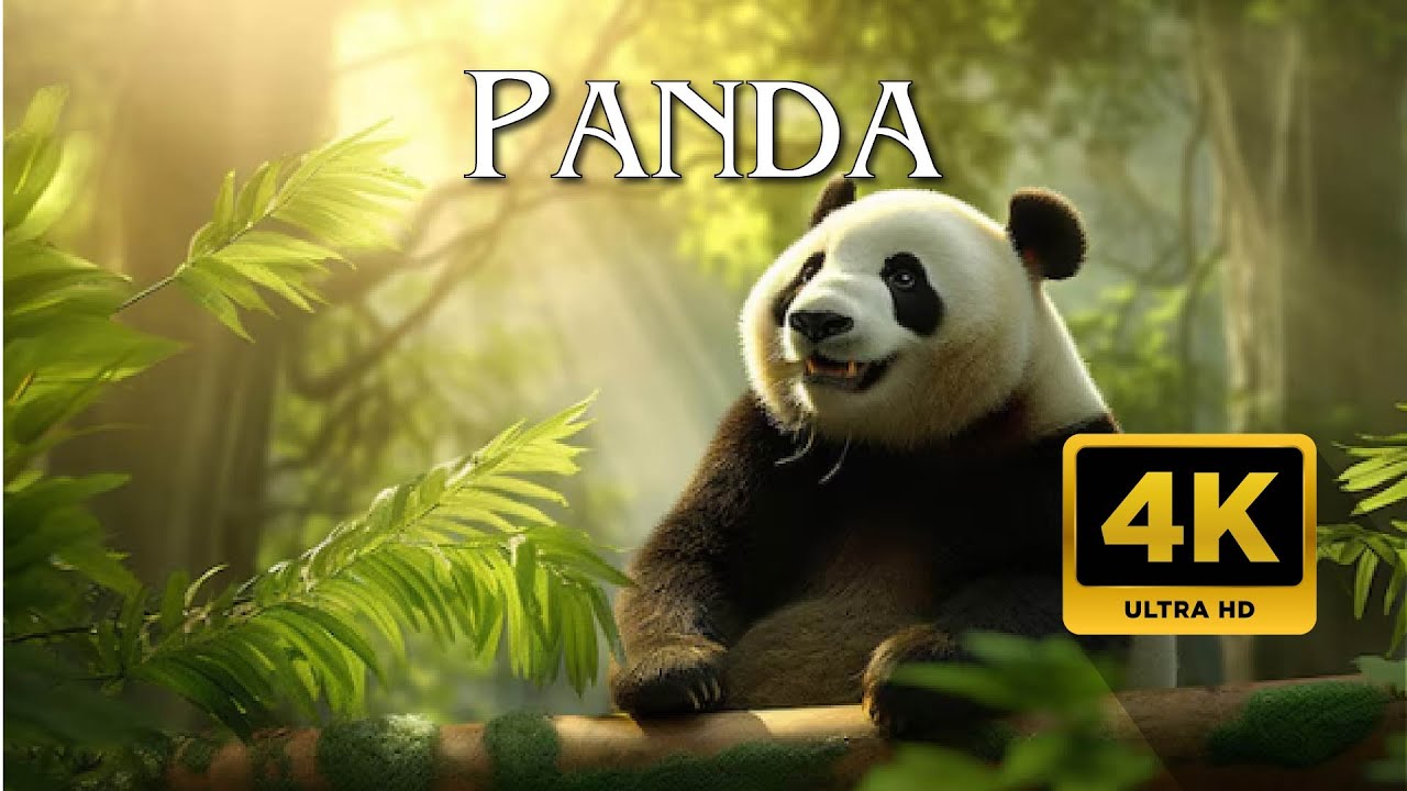 Amazing Scene of GIANT PANDAS 4K - Scenic Relaxation Film