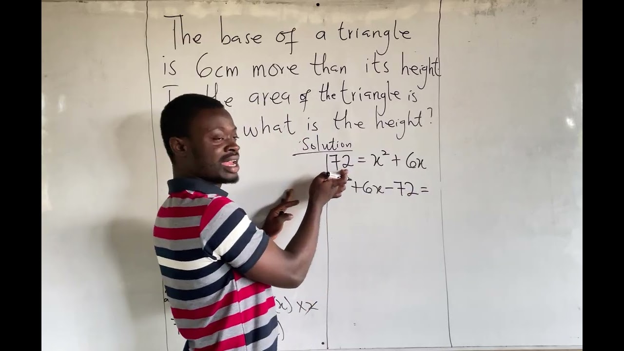 How to Solve Triangle Word Problems | Area, Base & Height Explained!
