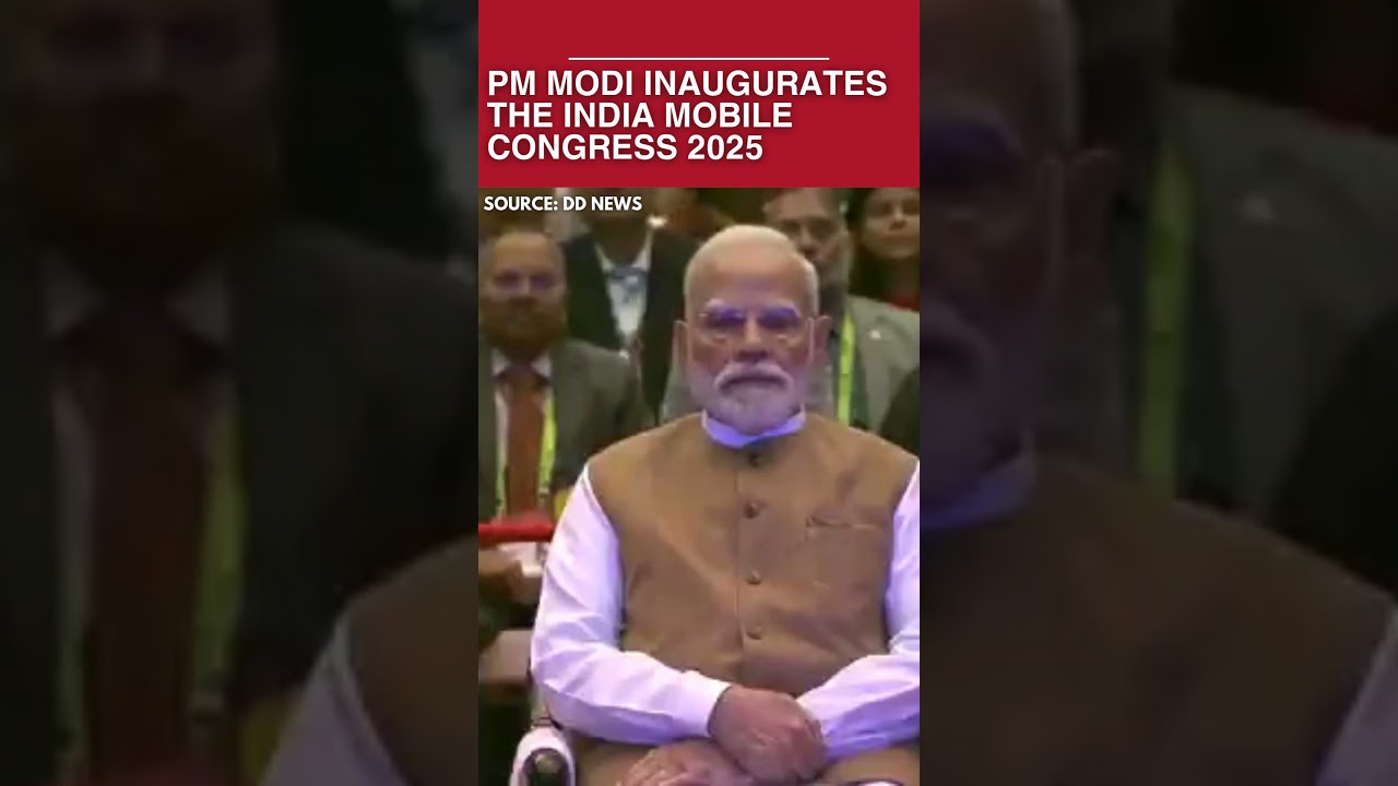 PM Modi Inaugurates India Mobile Congress 2025 at Yashobhoomi | Tech Event | Telecom | Breaking News