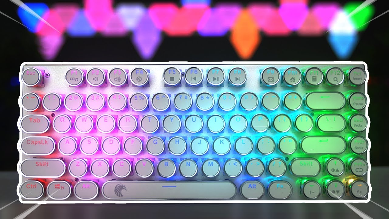 This Retro Mechanical Gaming Keyboard is Pretty Cool!