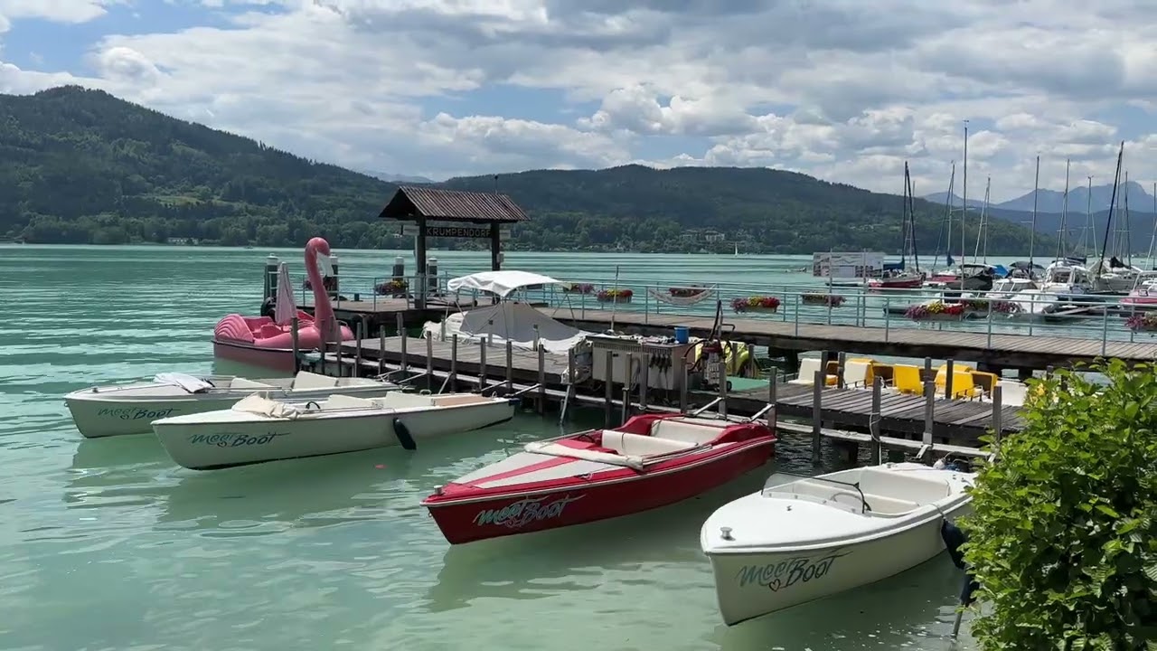 Entspannter Sommertag in Krumpendorf am Wörthersee in Österreich 🇦🇹 #austria #kärnten #lakeview