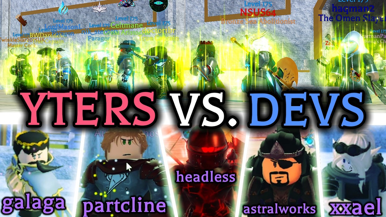 Arcane Odyssey - Developers Vs. Youtubers (5v16)