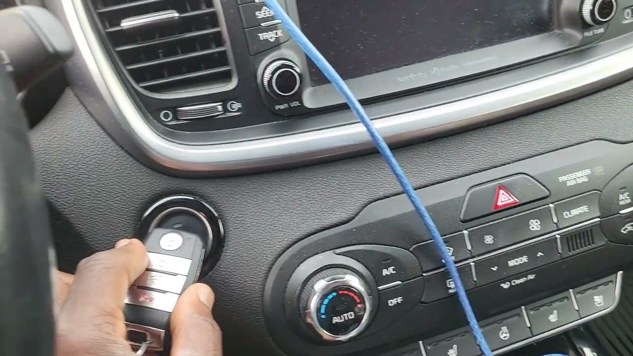 How To Program A 2017 Kia Sorento Remote control Proximity System Using Aute l608
