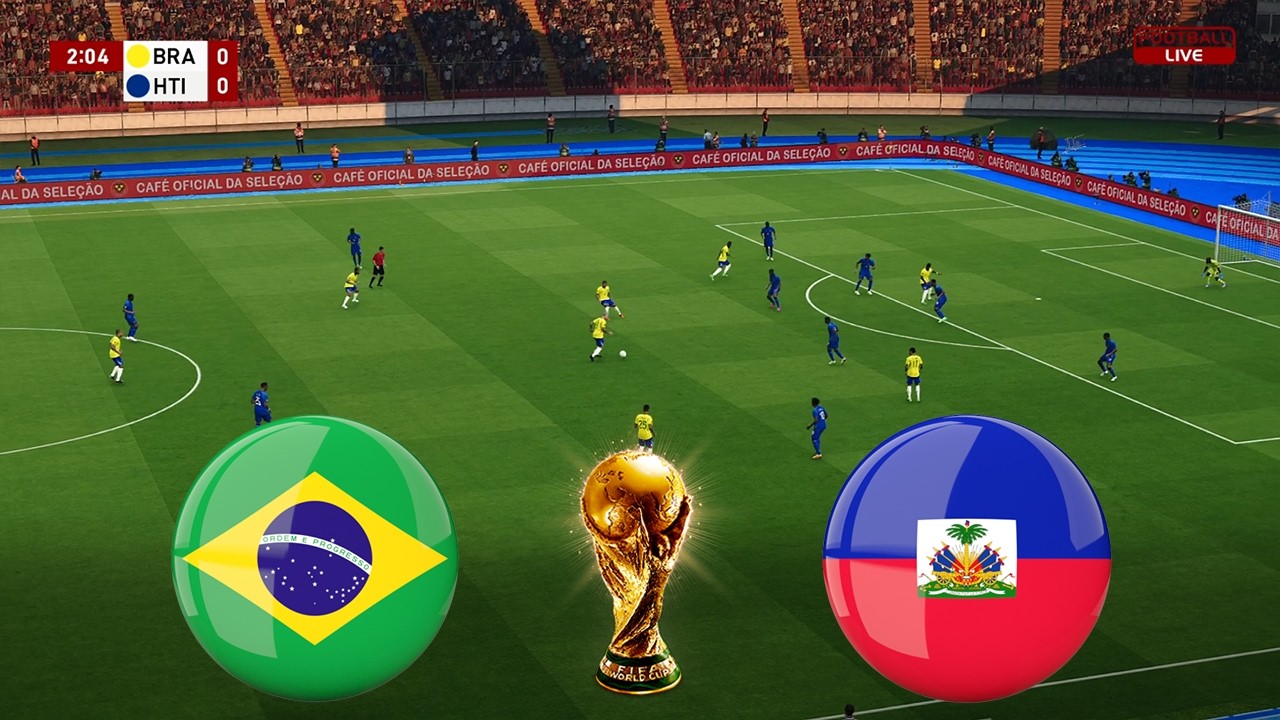 BRAZIL vs HAITI - Final FIFA World Cup 2026 | Full Match All Goals | Simulation PES