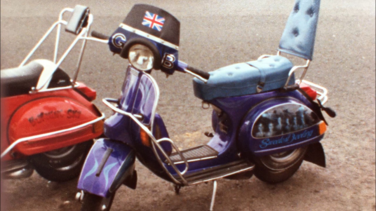 Scooters at Morecambe Rally 1983