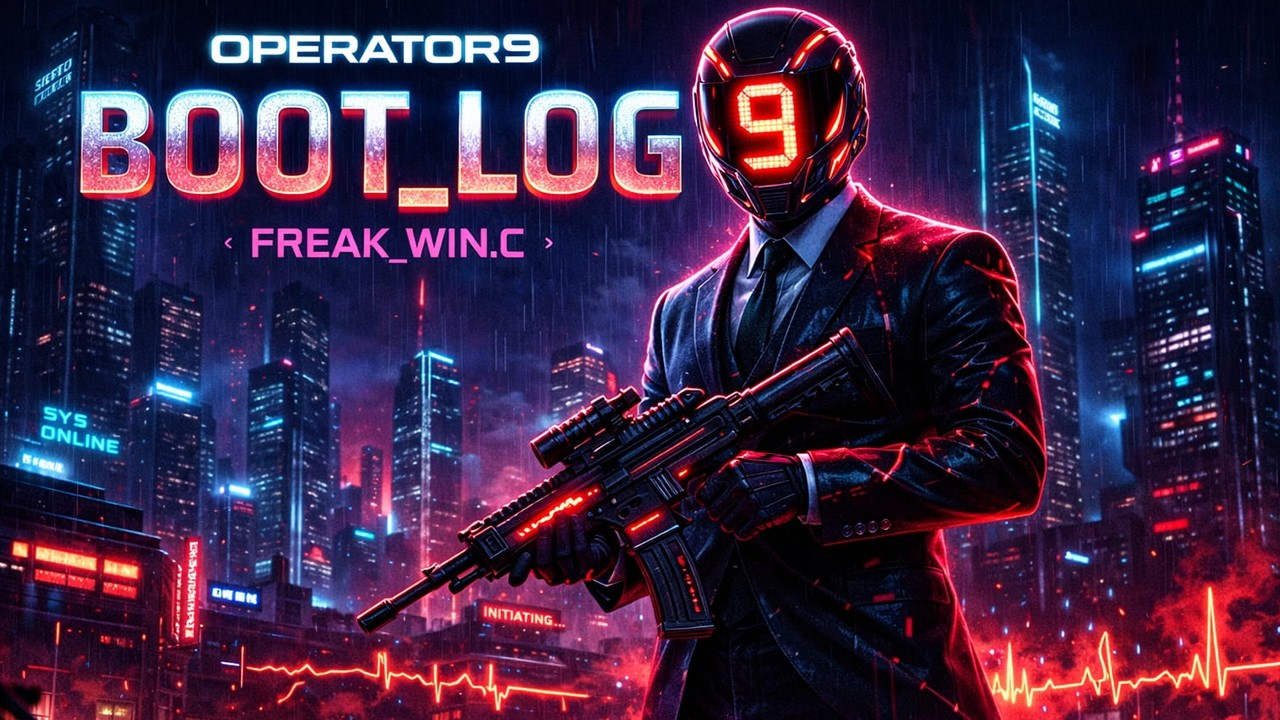 Cyberpunk Synthwave Gaming Music | Boot_Log - Operator9 (Freak_Win.C)