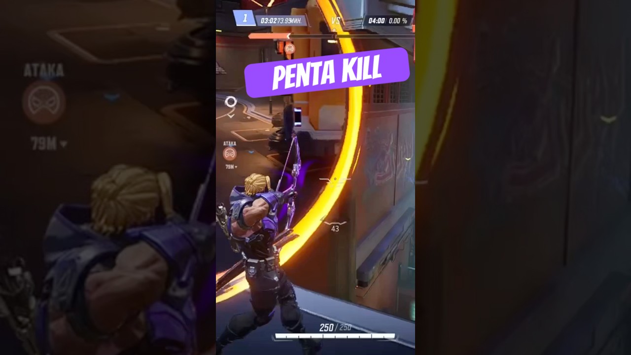 Penta Kill от Хавка !!! #марвелривалс #marvelrivals #hawkey #pentakill #bestmove #recommended