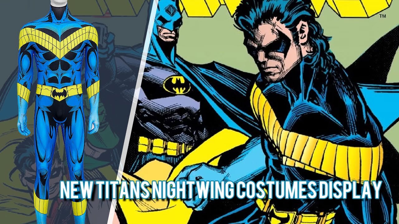 New Titans Nightwing Cosplay Costumes Display