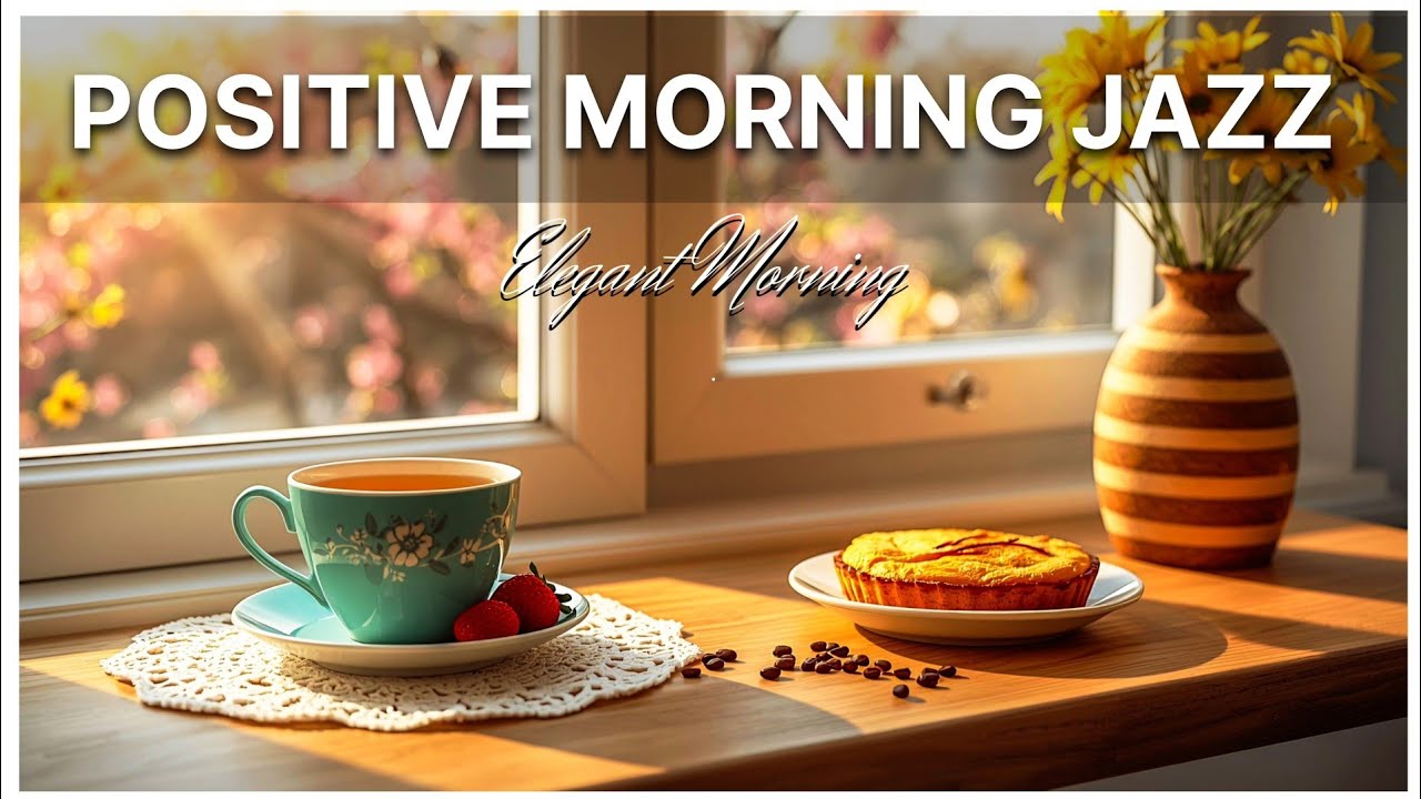 Positive Morning Jazz Music ☀️ Coffee Shop Bossa Nova & Relaxing Piano Playlist