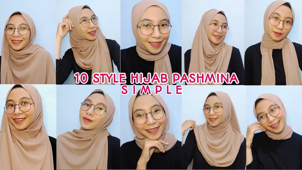 TUTORIAL HIJAB PASHMINA SIMPLE l Nilasari