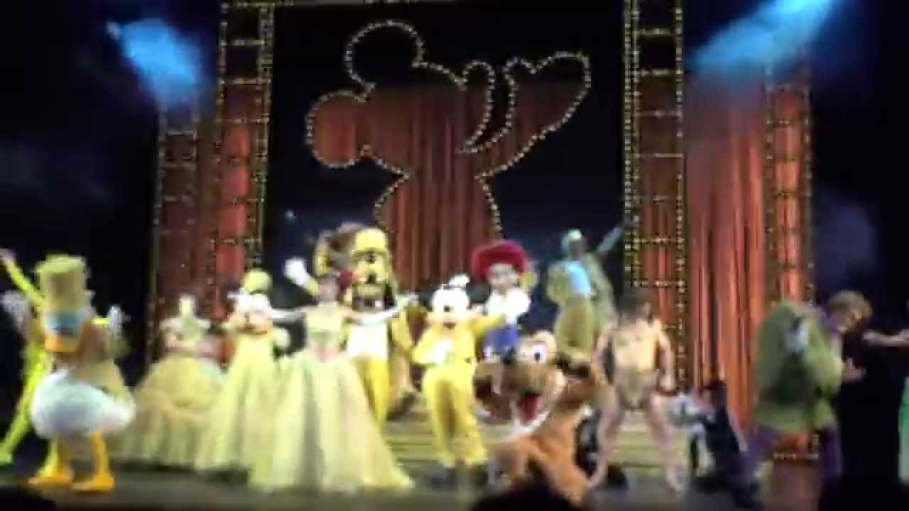 [HD] July 2014 Hongkong Disneyland "Golden Mickey" Live show