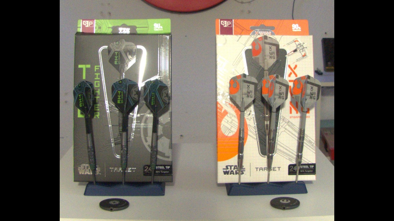 Vorstellung des Tie Fighter und X-Wing Dart von Target