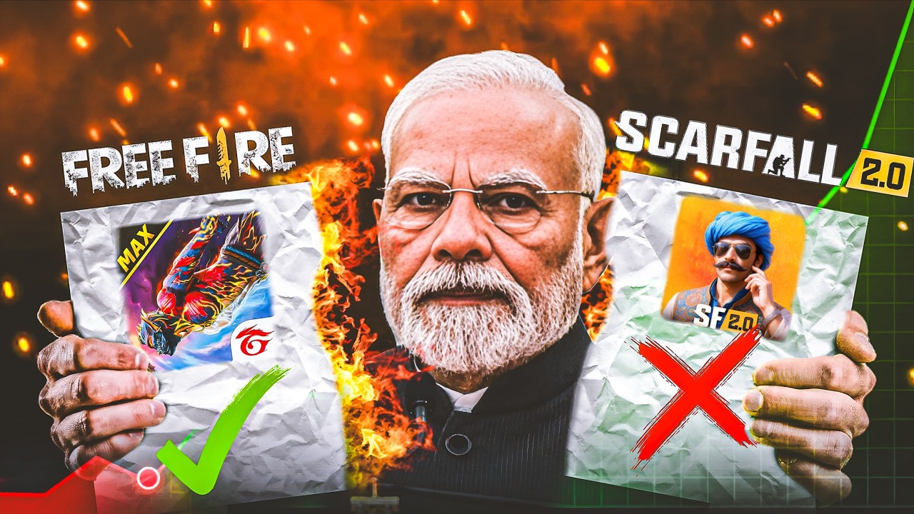 Free Fire vs ScarFall 2.0 – Indian Battle Royale Ka Asli King Kaun?