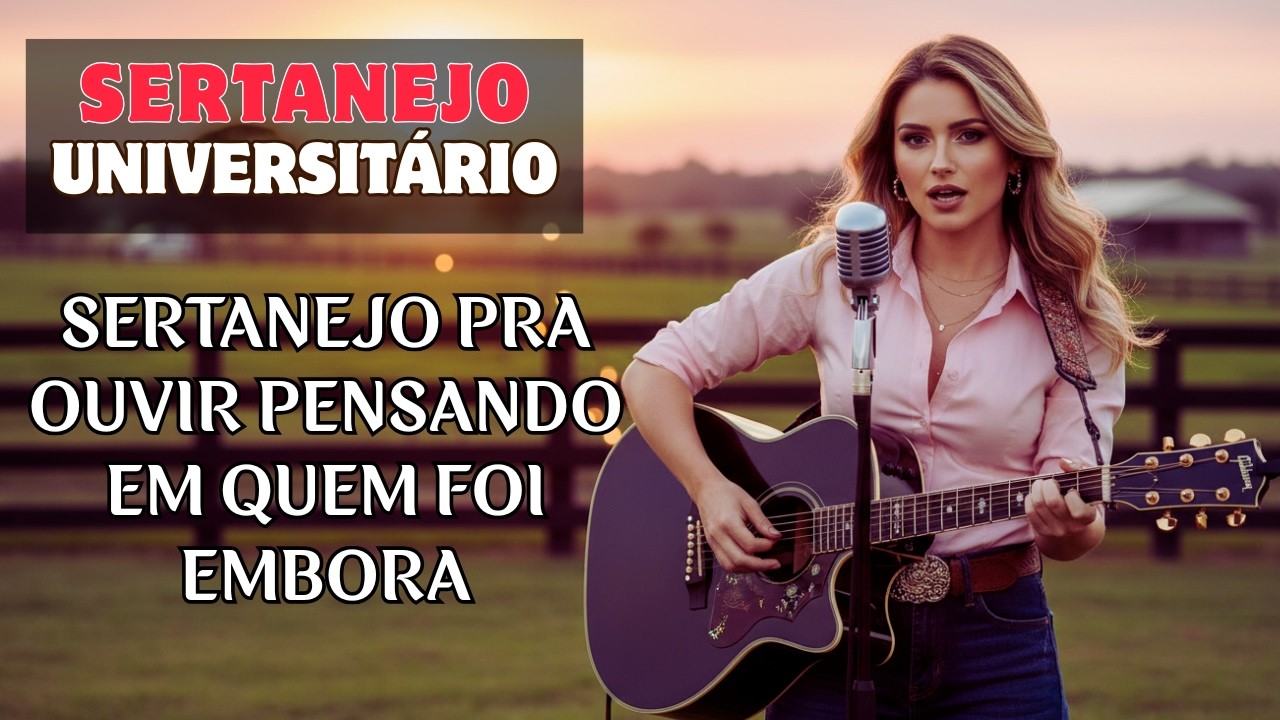 Sertanejo pra Ouvir Pensando em Quem Foi Embora e Deixou Saudade