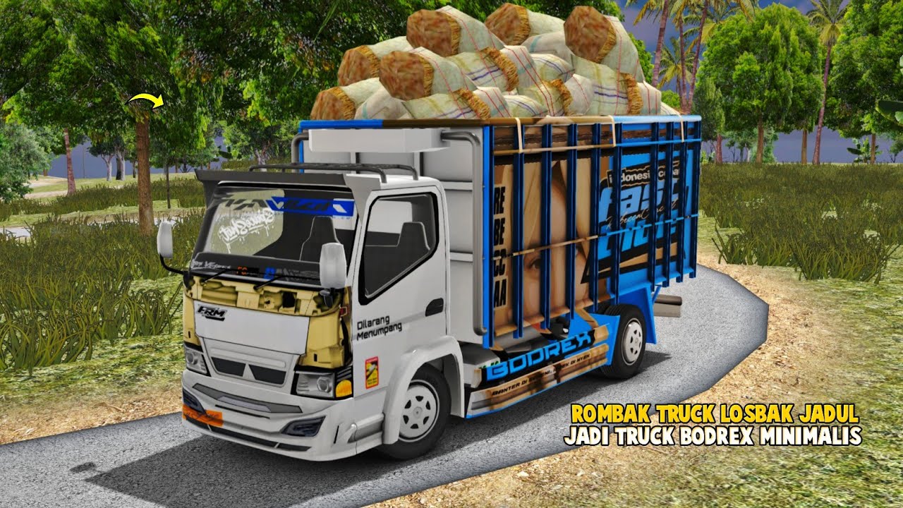 Aku Rombak Truck Canter Jadul Menjadi Truck Canter Bodrex Semi Trondol Racing🤣ES Truck Simulator ID