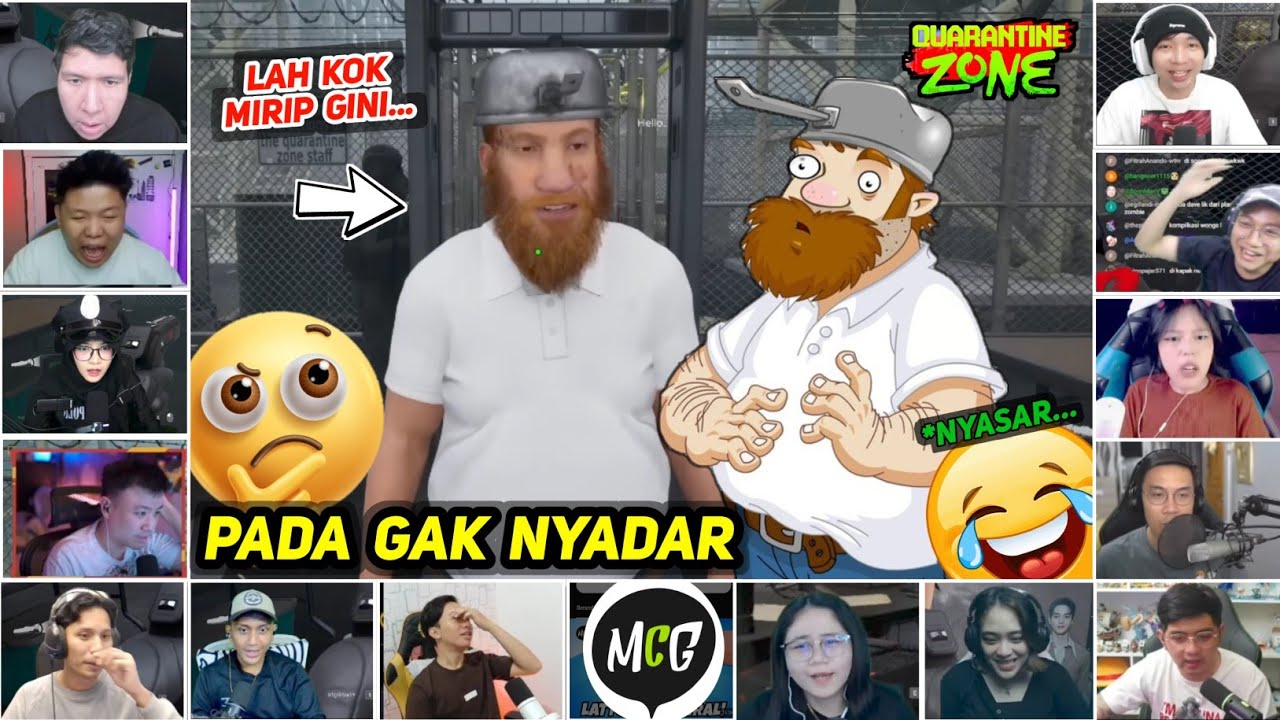 [ REAKSI YOUTUBER GAMERS ] KEDATANGAN CRAZY DAVE PLANTS VS ZOMBIE | Quarantine Zone |