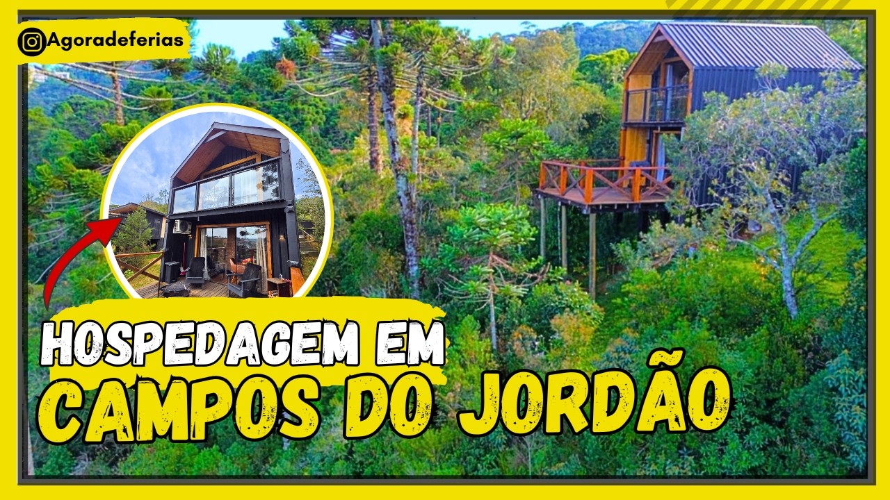 🏡 Onde se hospedar em CAMPOS DO JORDÃO? Tour completo pela Cabana Imbiri Reserve (Imbiri Valley) 🌲