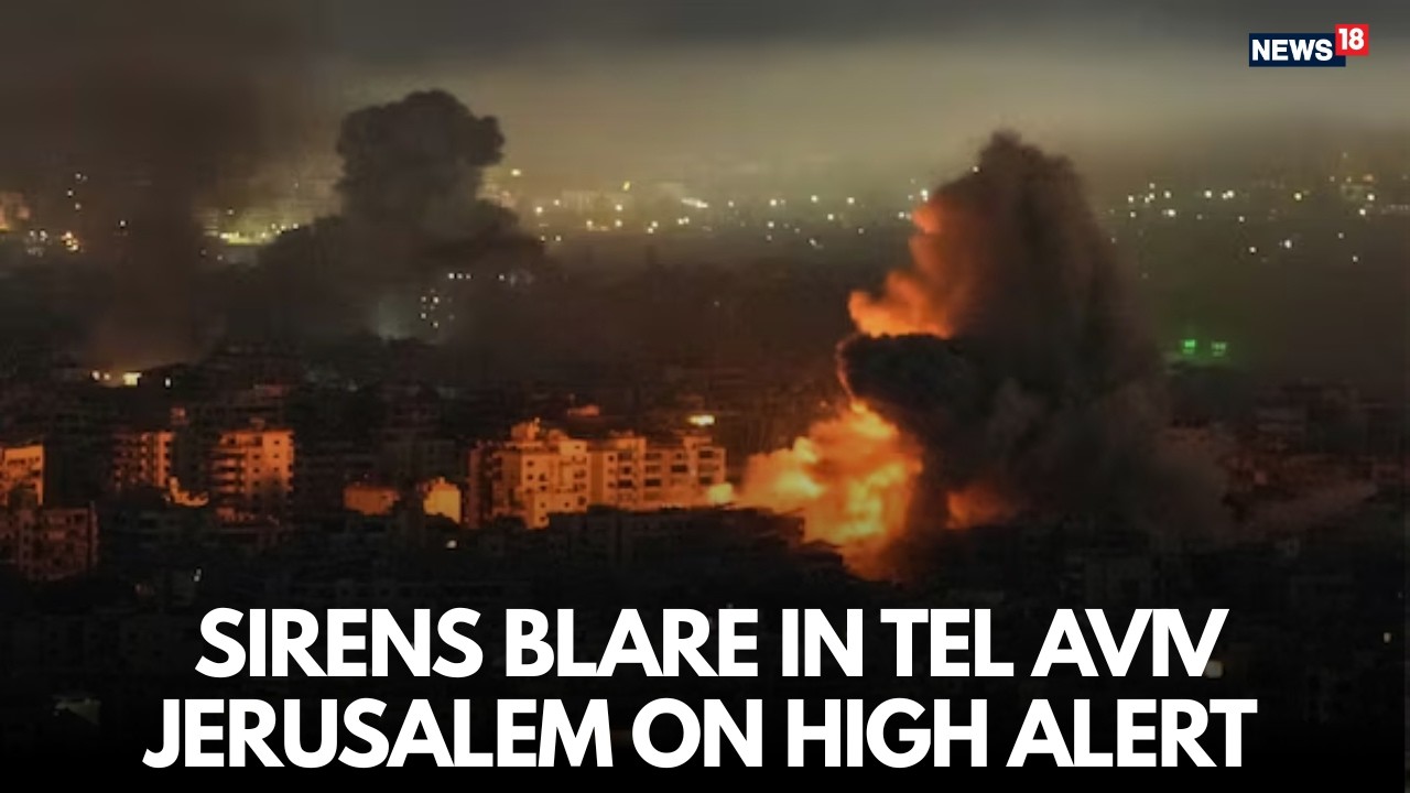 Middle East War Live | Sirens Blare In Tel Aviv As Jerusalem Goes On High Alert Amid Rising Tensions
