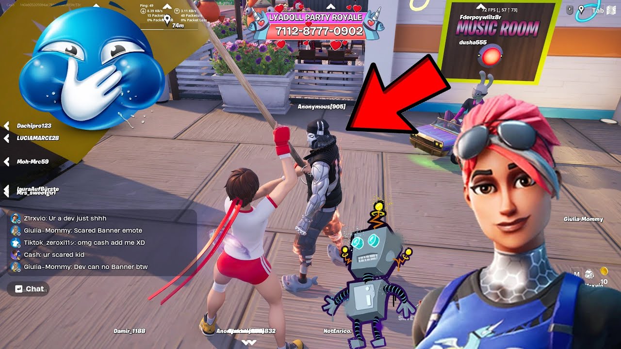 Exposing Dev Players Flexing in Party Royale #2 🤣