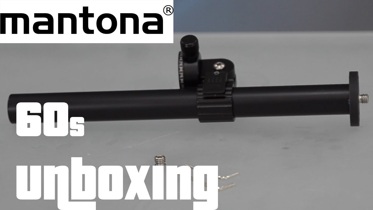 Mantona 31cm Tripod Boom Extension Arm UNBOXING in 60s