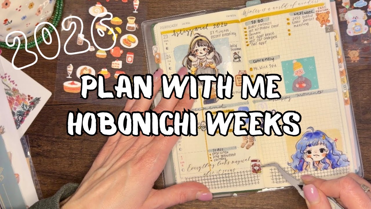 Планируйте вместе со мной | Hobonichi Weeks