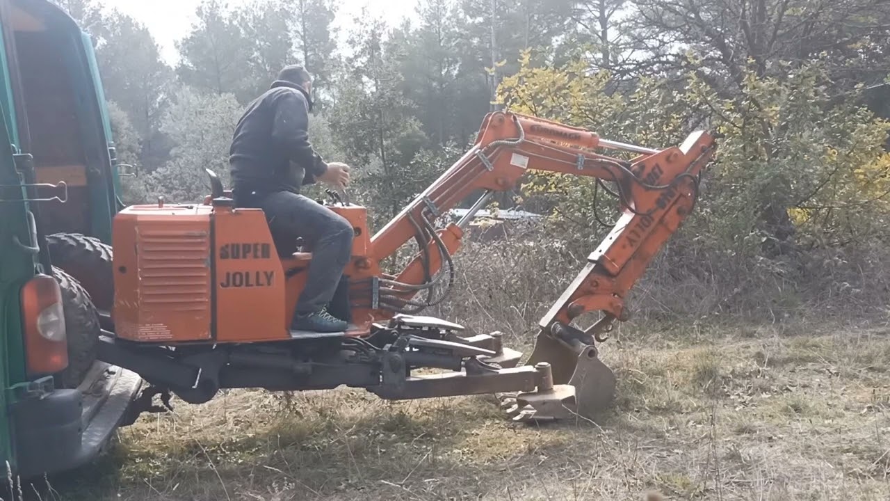 déchargement pelle araignée euromach