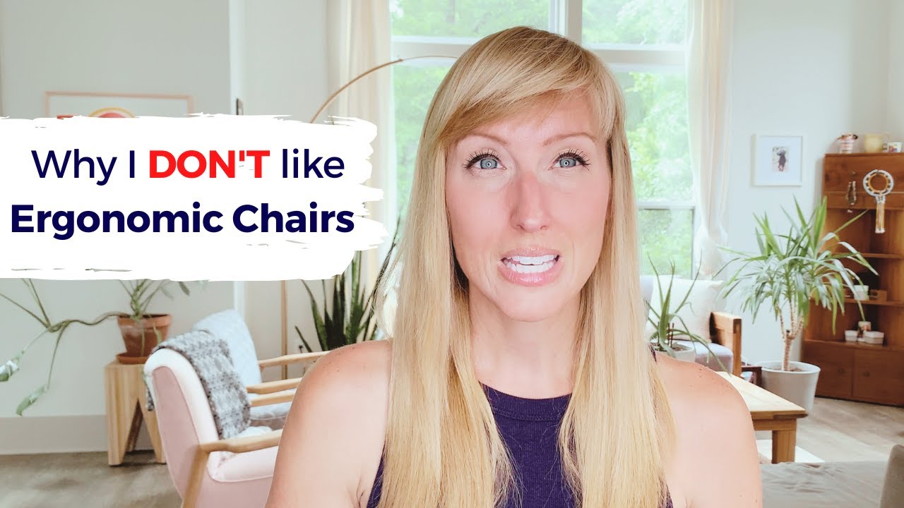 Why I NEVER Recommend Ergonomic Chairs (Alexander Technique)