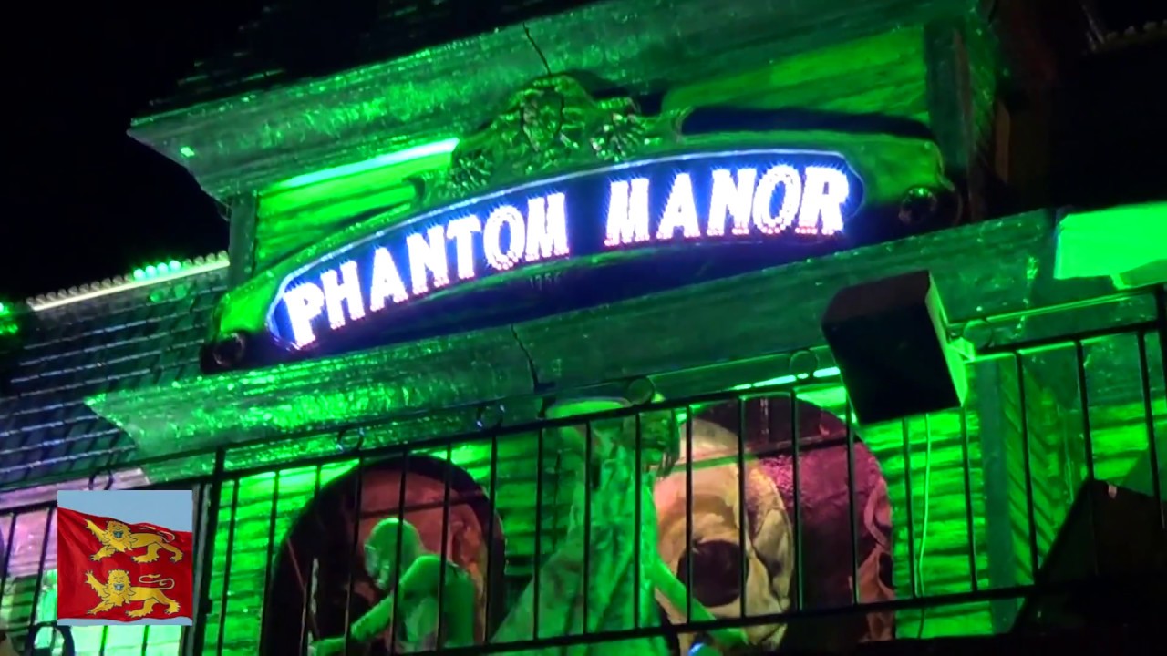 Manège Phantom Manor ( no disney ), foire saint michel, Le Havre 2017