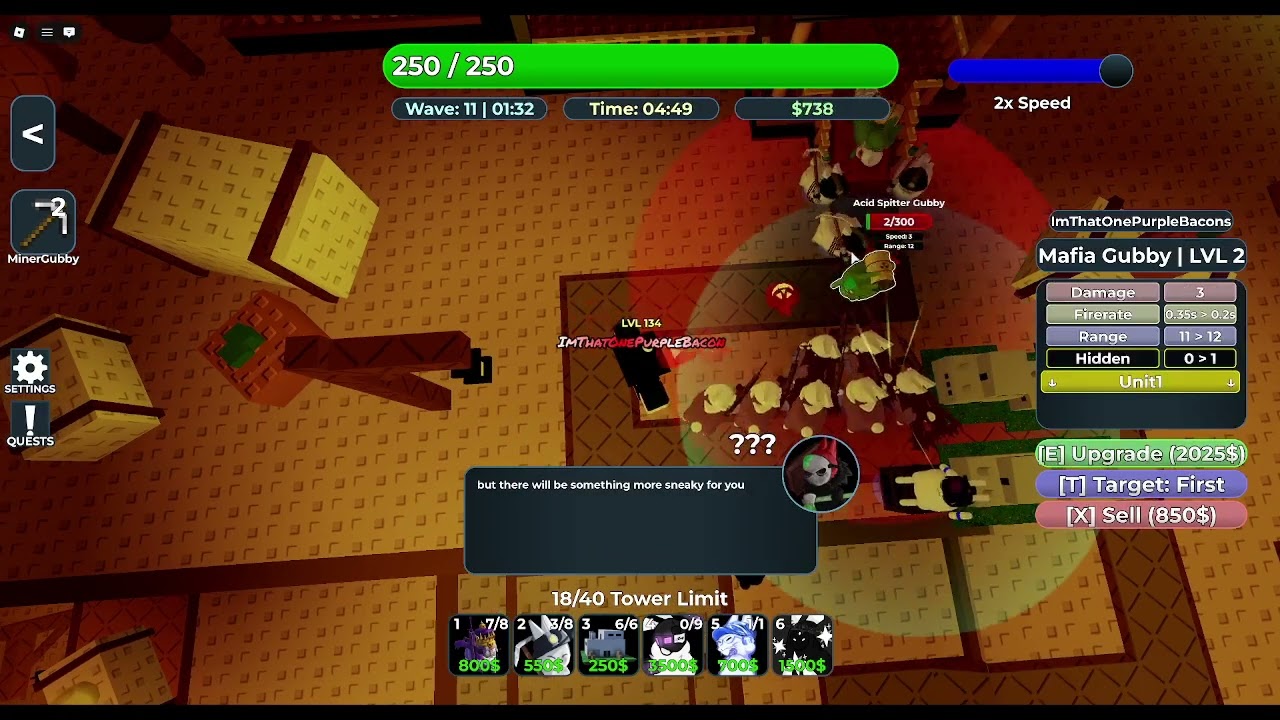 Solo easy 8:38 Hallowed Ground speedrun | Gubby Tower Defense 