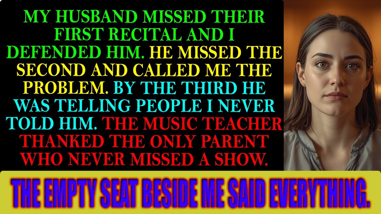 My Husband Framed Me for His Absences — The Recital Exposed the Truth