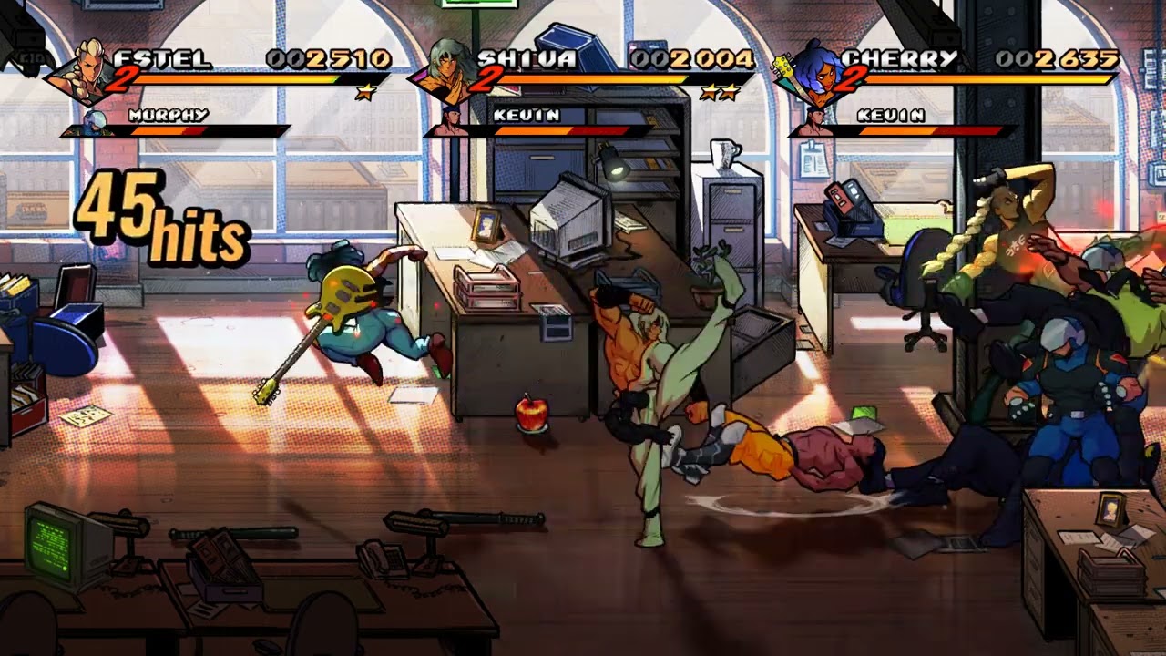 Streets of Rage 4 - Stage 2, getting the thumbs ready for Shredders Revenge