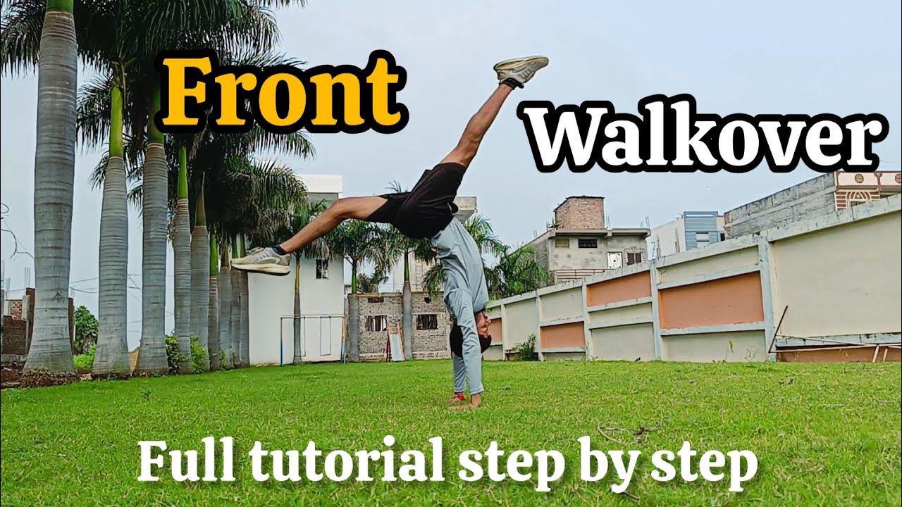 front walkover tutorial step by step hindi // front walkover कैसे सीखें