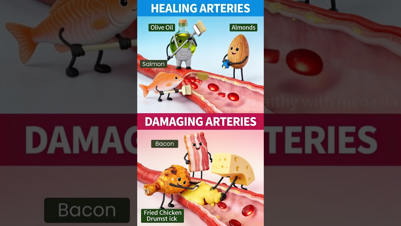 Is Your Diet Cleaning Your Arteries&hellip; or Slowly Clogging Them? 🚧 #healthyeating #food