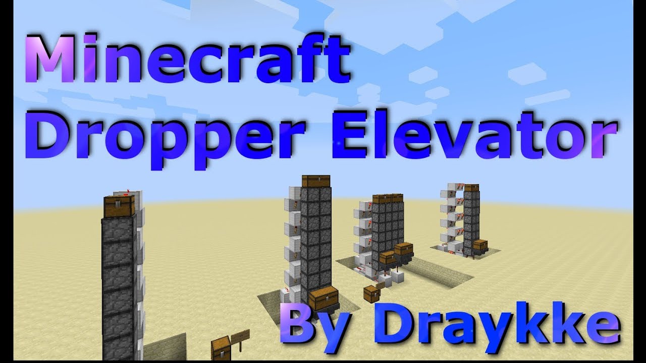 Minecraft (1.8+) Dropper (Item) Elevator [Silent/Ultra-Compact/Infinitely Expandable]
