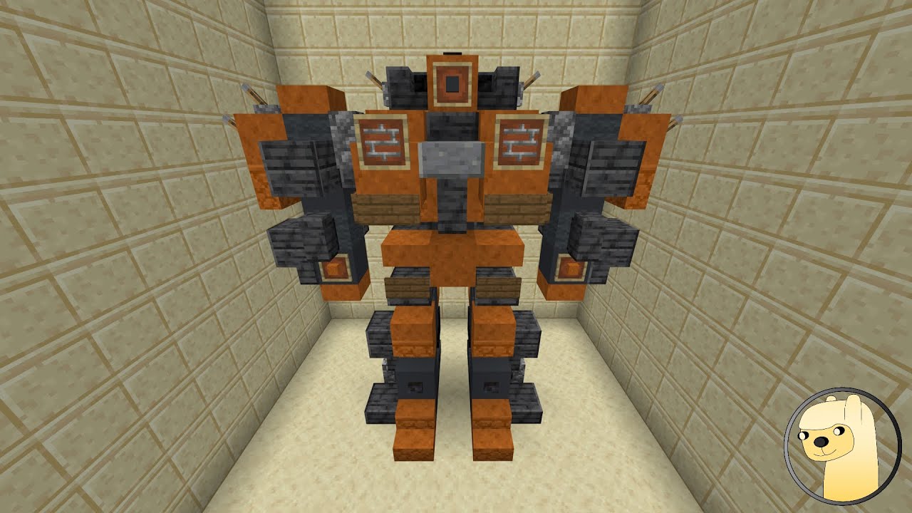 Minecraft - How To Build Transformers Rise of the Beasts Battletrap Robot Mode!
