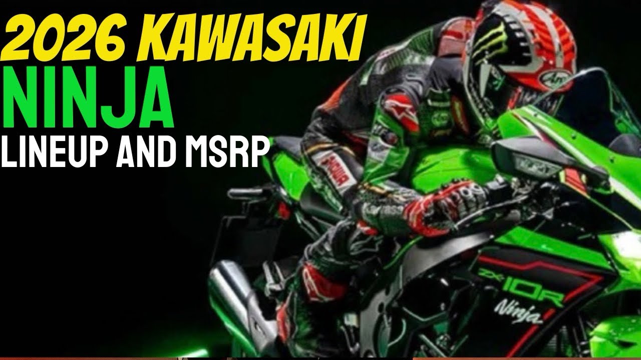 2026 Kawasaki ninja lineup and prices